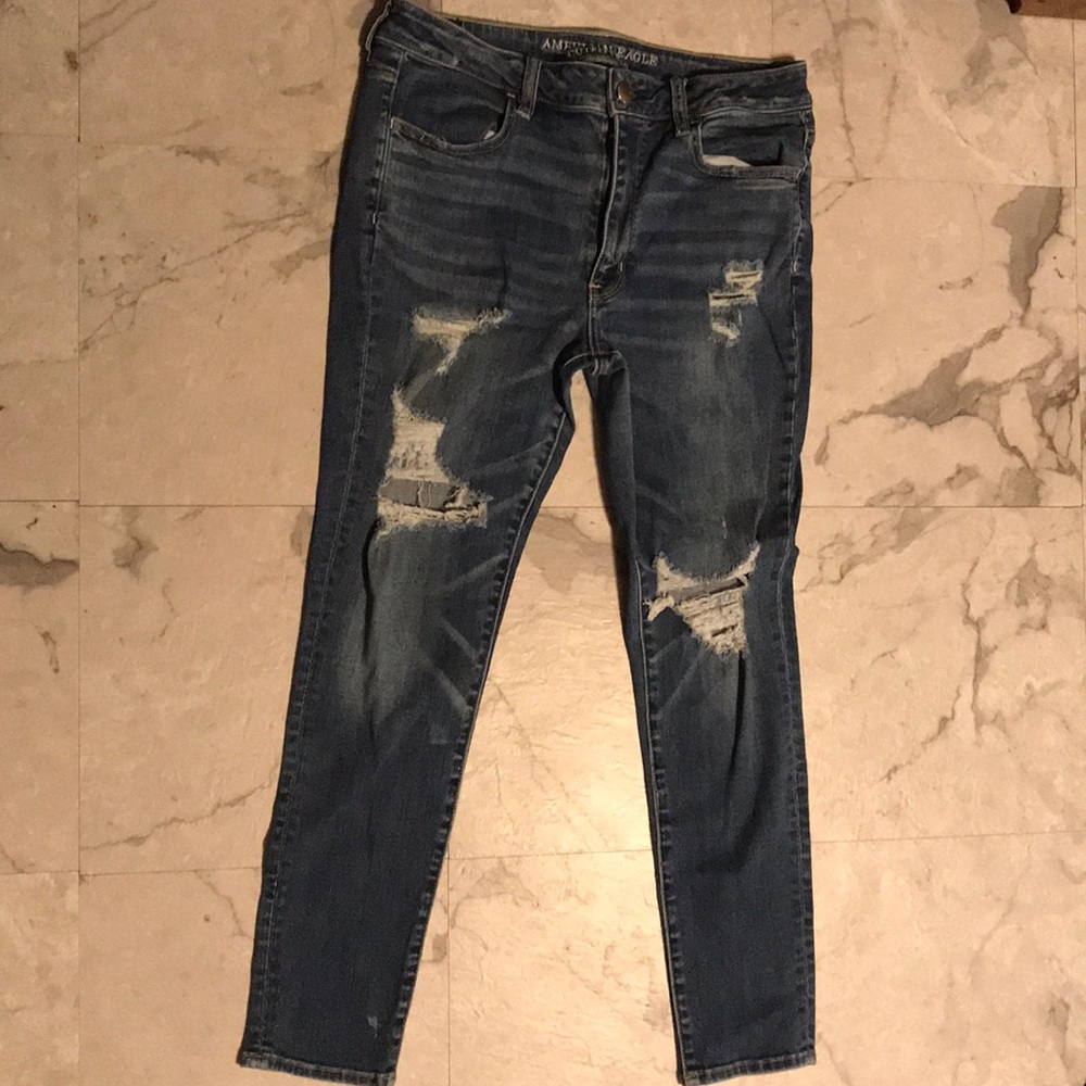 American eagle ripped jeans